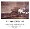 Alger 1er juillet 1847